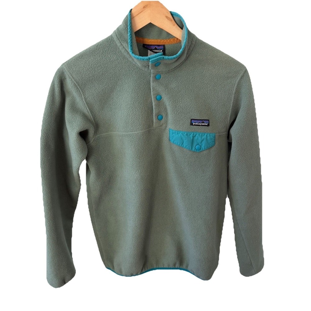 Patagonia Synchilla Snap-T Fleece Womens Size XS  Pullover Sweatshirt  Vtg